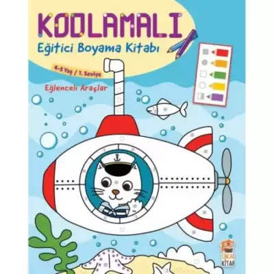 Kodlamalı Eğitici Boyama Kitabı – Eğlenceli Araçlar
